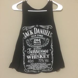 Jack Daniels racer back tank top XS